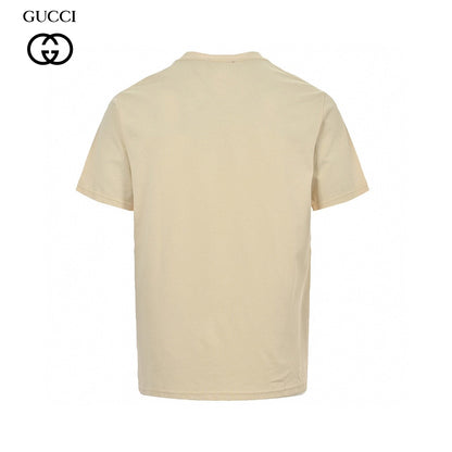 T-shirt graphique Gucci Dragon (Beige)