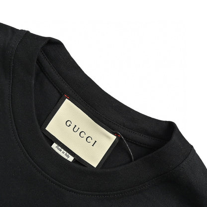 T-shirt Gucci à motif dragon (noir)