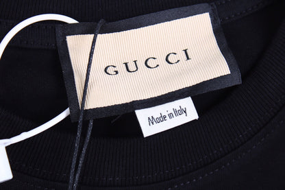 T-shirt Gucci à logo graphique (noir)