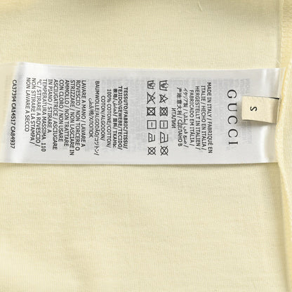 T-shirt crème Gucci à motif GG entrelacé