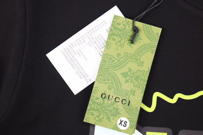 T-shirt Gucci à logo éclair noir