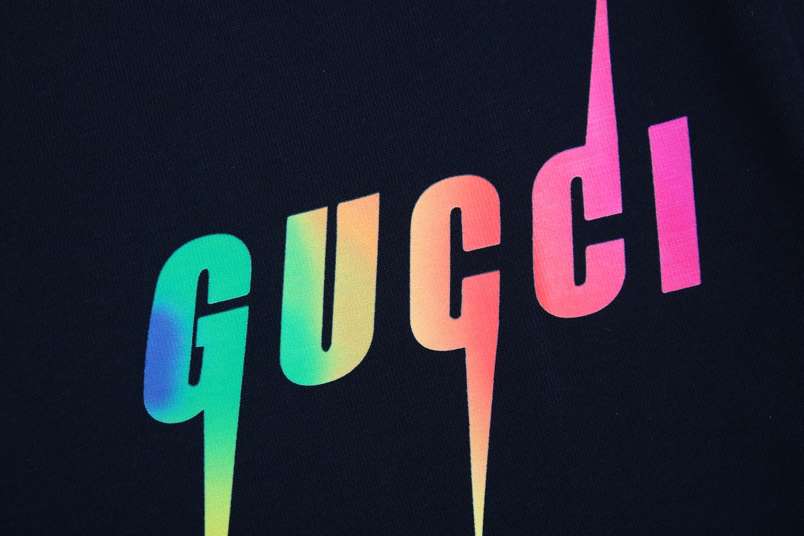 T-shirt Gucci à logo éclair