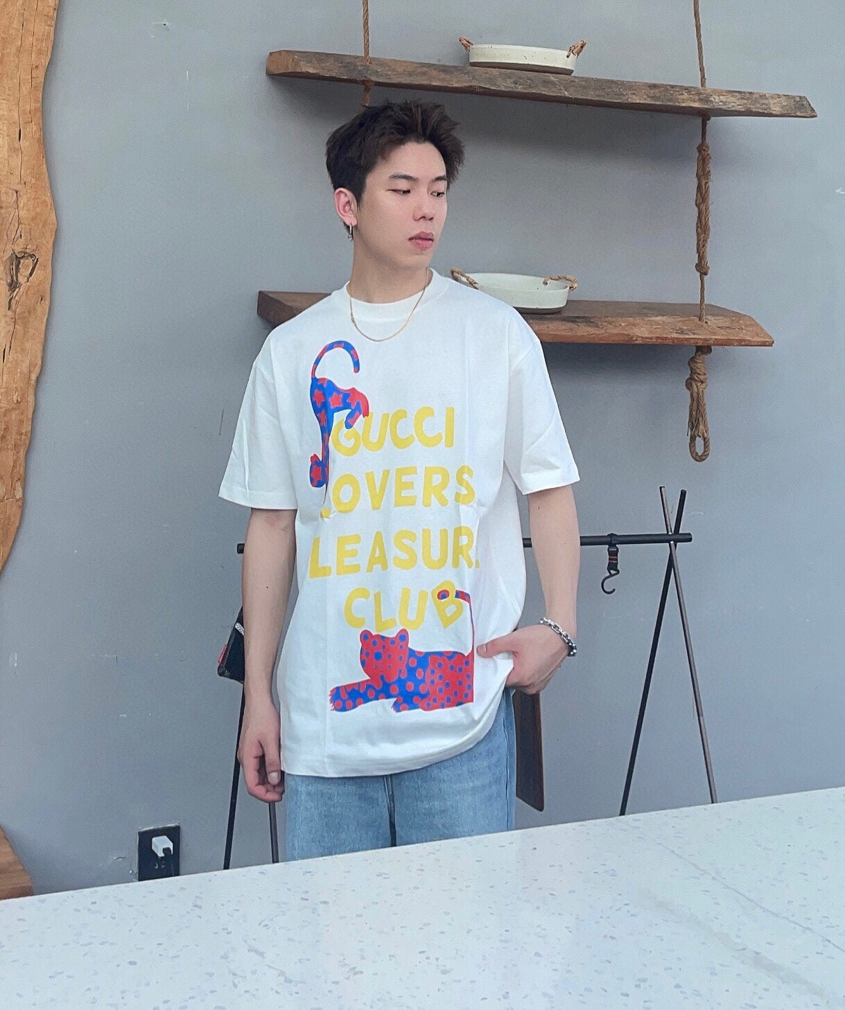 T-shirt Gucci Lovers Pleasure Club