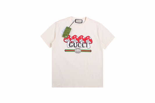 T-shirt Gucci à motif de champignons