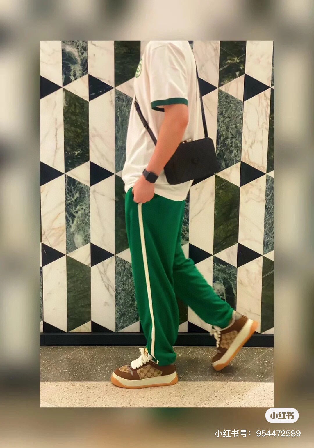 Polo Gucci avec logo brodé