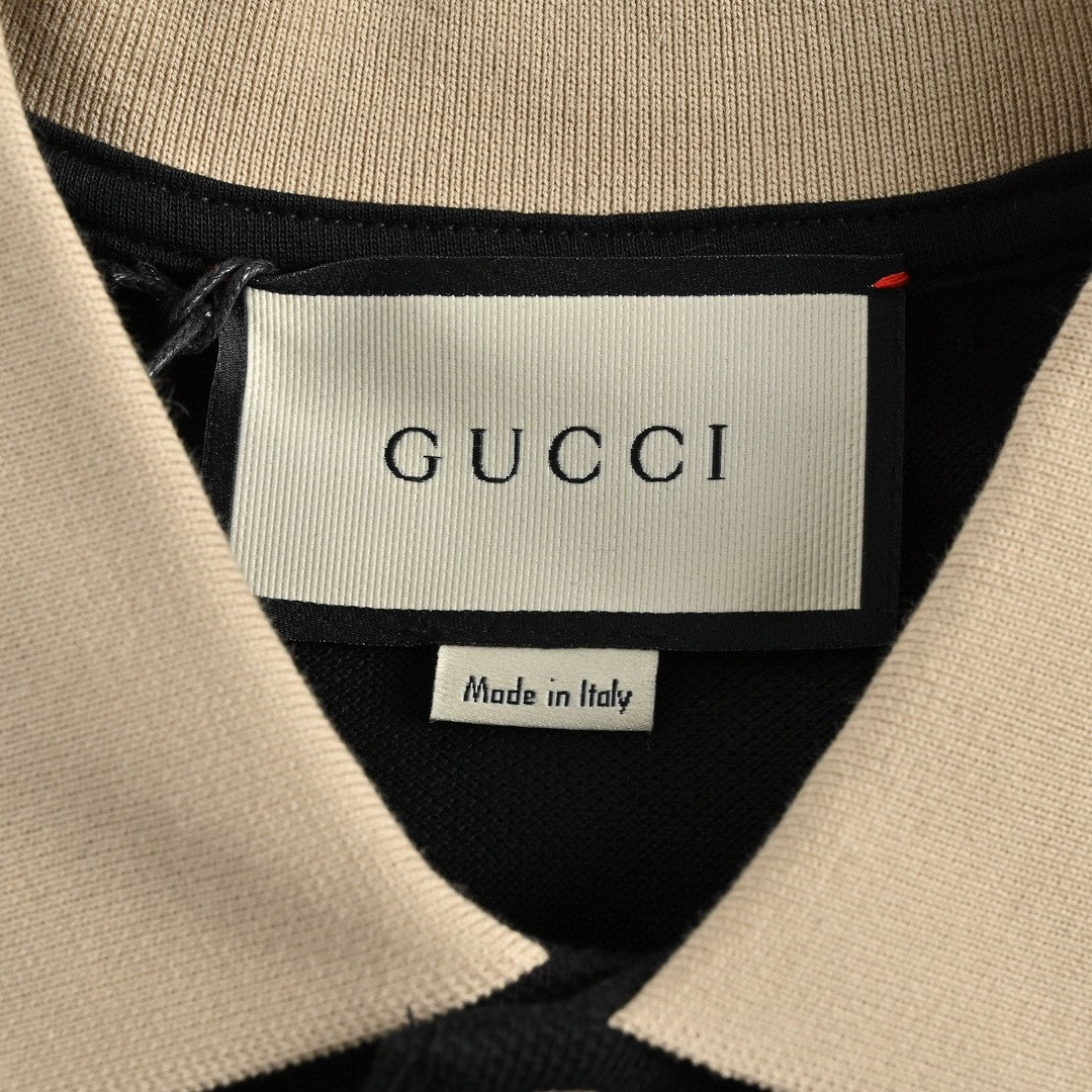 Polo Gucci avec bande logo