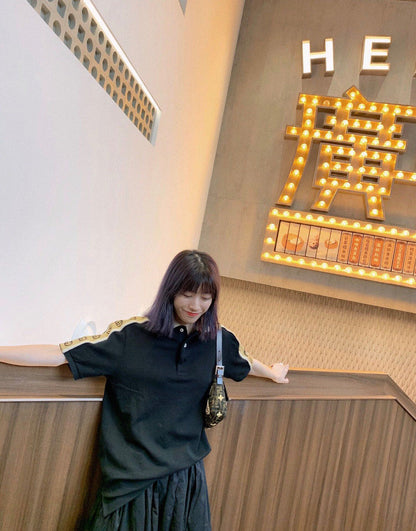 Polo Gucci avec bande logo