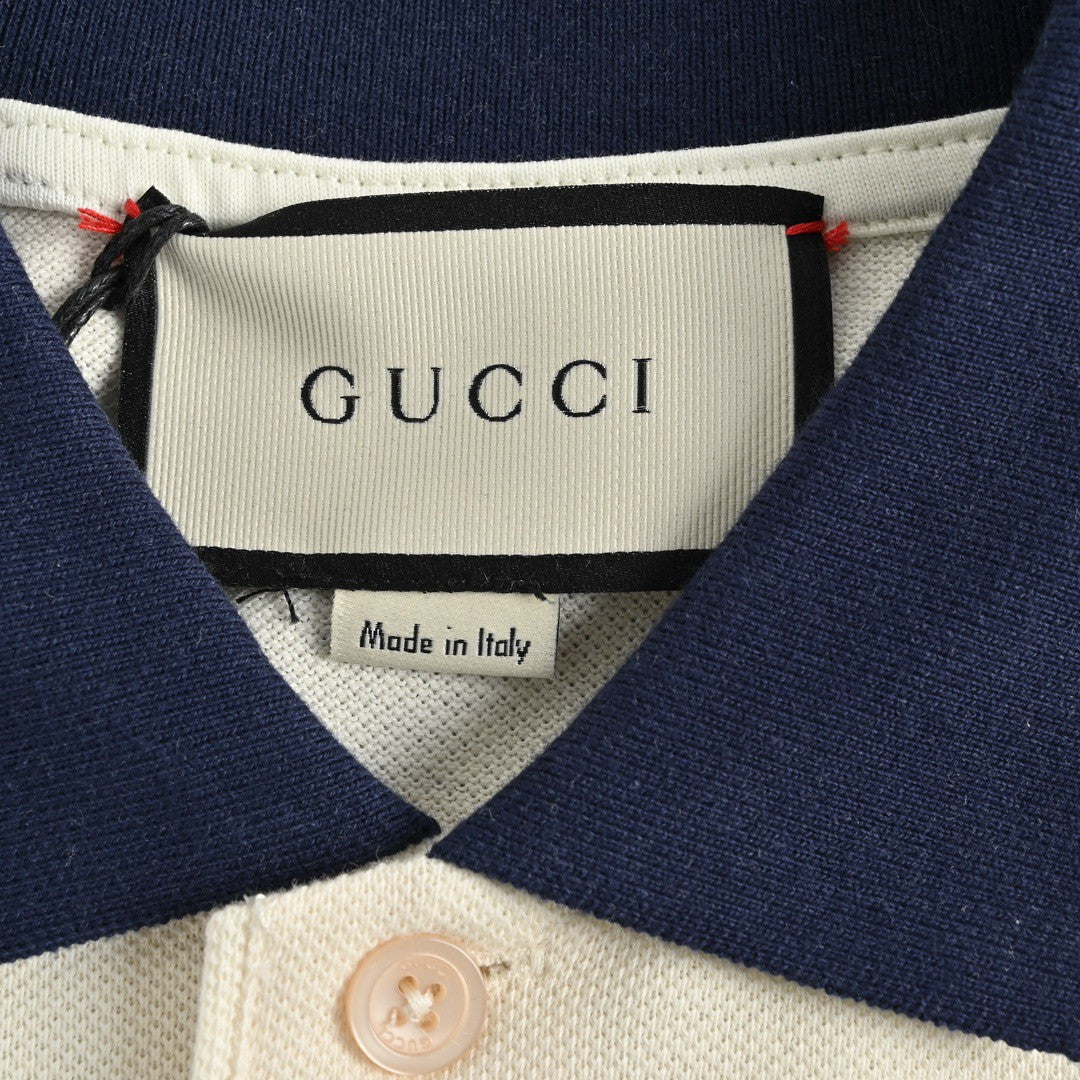 Polo Gucci avec bande logo