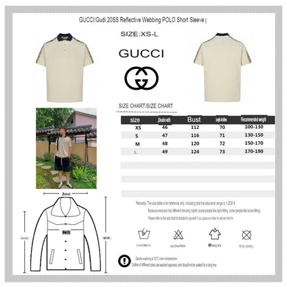 Polo Gucci avec bande logo