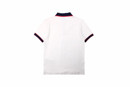 Polo Gucci à col Web (blanc)