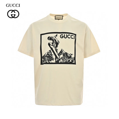 T-shirt graphique Gucci Snowboarder