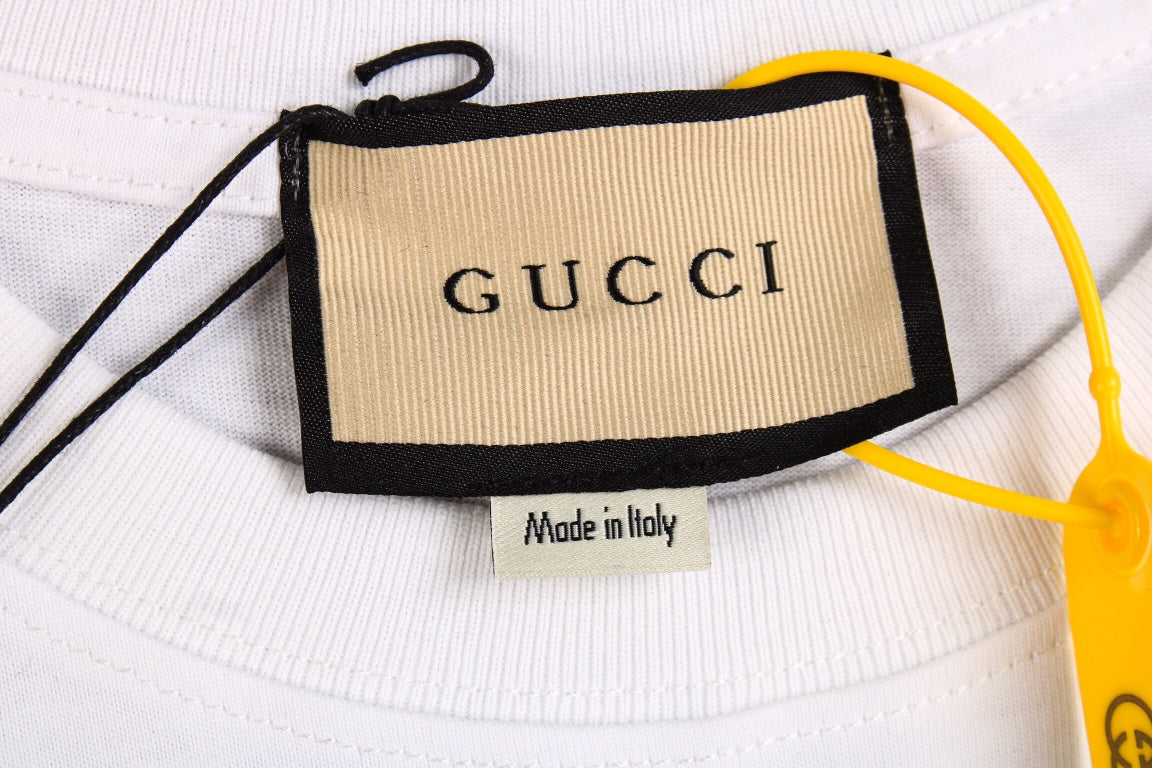 T-shirt Gucci avec logo rétro