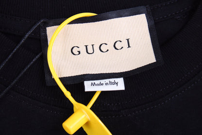 T-shirt Gucci avec logo rétro (noir)