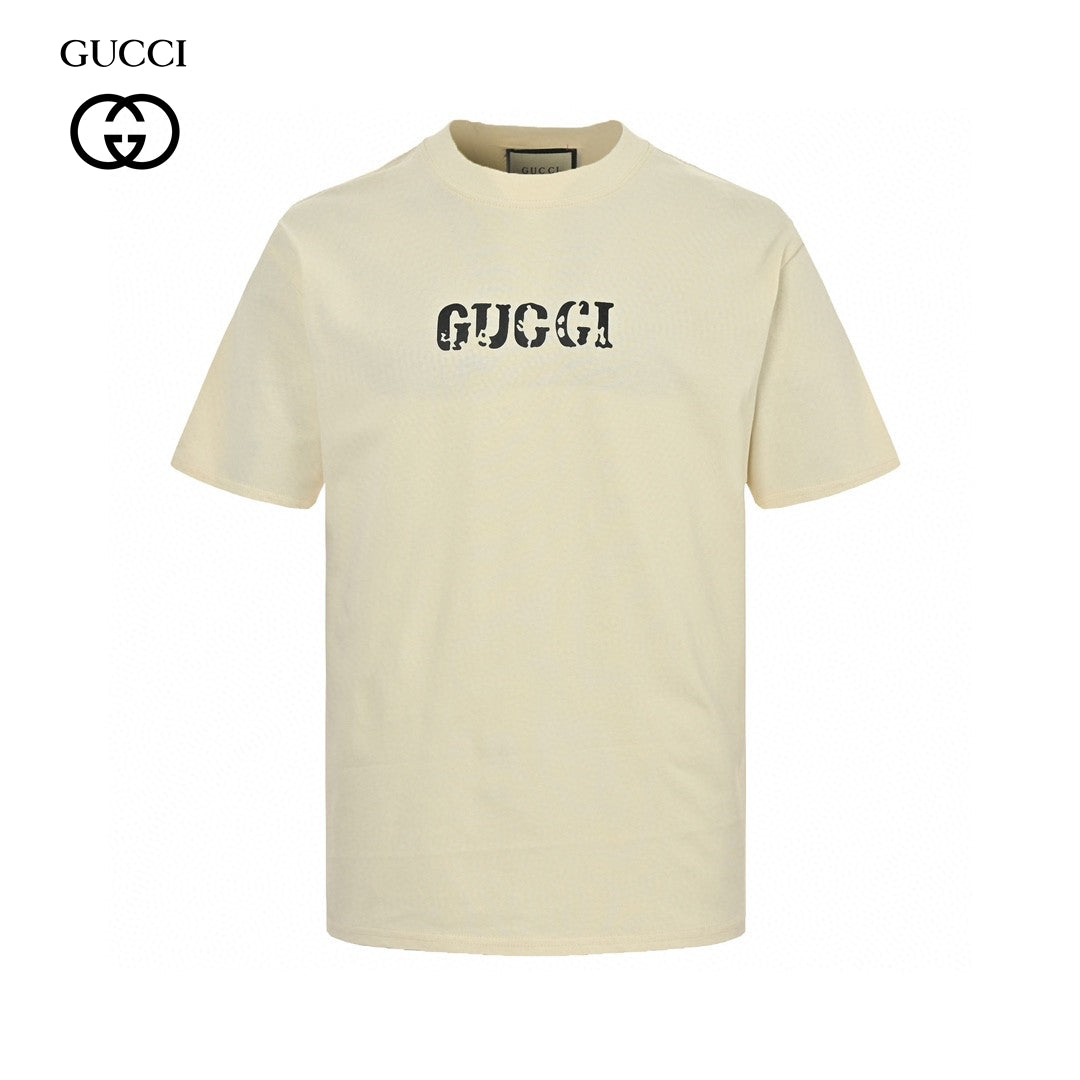T-shirt Gucci Vintage Logo (Crème)