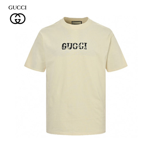 T-shirt Gucci Vintage Logo (Crème)