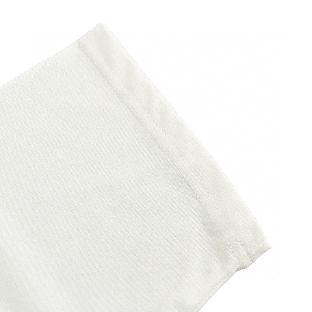 T-shirt blanc Gucci avec logo en écriture cursive