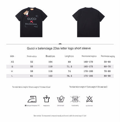 T-shirt issu de la collaboration Gucci x Balenciaga