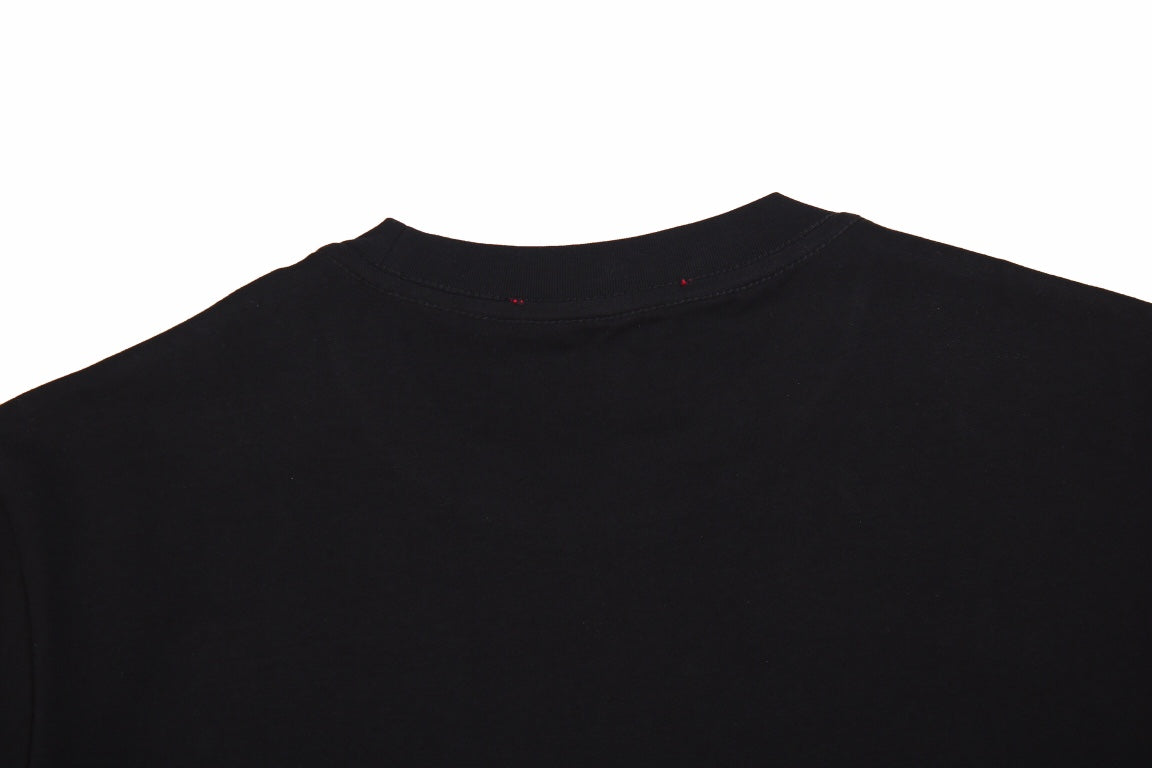 T-shirt noir GUCCI x BALENCIAGA à logo goutte