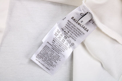 T-shirt blanc GUCCI x BALENCIAGA à logo floral