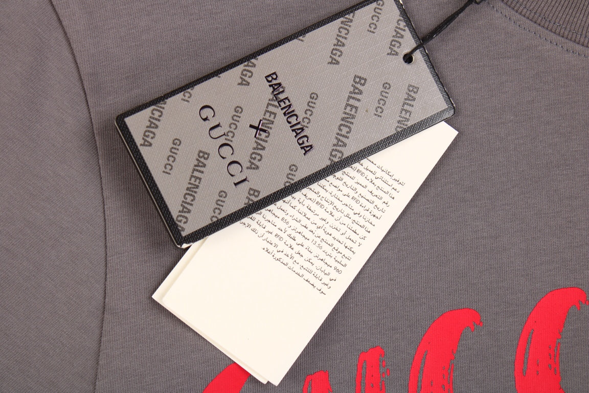 T-shirt gris GUCCI x BALENCIAGA