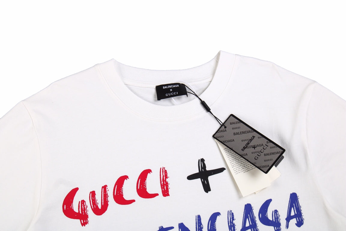 T-shirt blanc GUCCI x BALENCIAGA