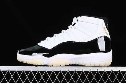 AIR JORDAN 11 DMP BLANC/NOIR/OR