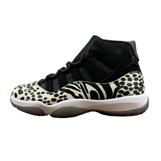 AIR JORDAN 11 RETRO ANIMAL INSTINCT NOIR/ROUGE-VOILE-BLANC
