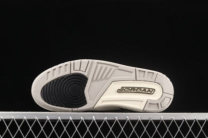 AIR JORDAN 3 DESERT CEMENT NOIR/ORANGE RUSH-FOSSIL STONE-SAILLE