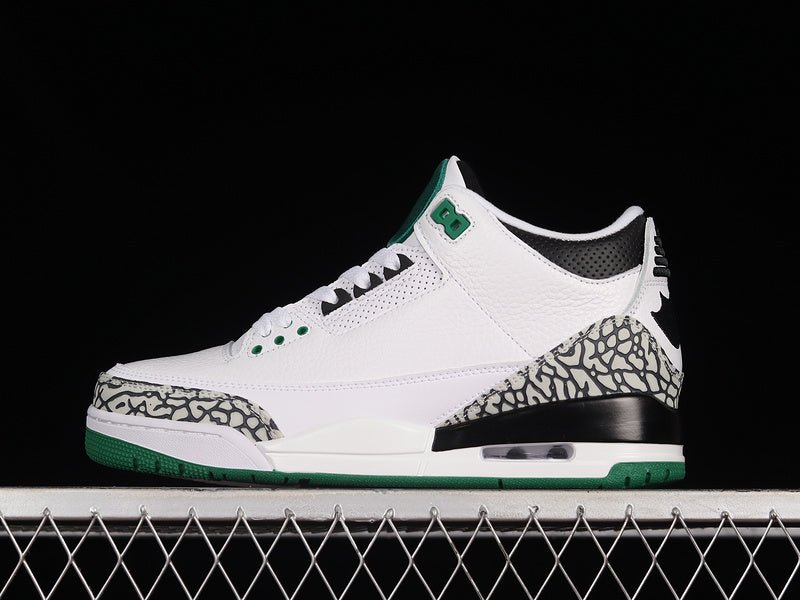 AIR JORDAN 3 RETRO OREGON PIT CREW BLANC/NOIR/VERT