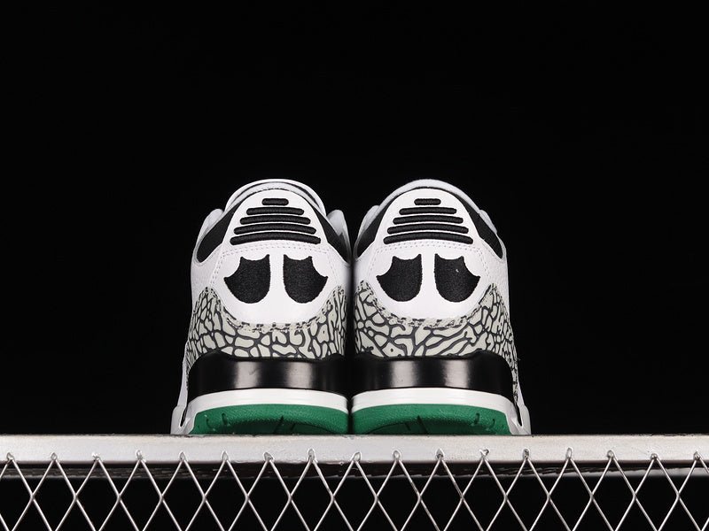 AIR JORDAN 3 RETRO OREGON PIT CREW BLANC/NOIR/VERT