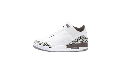 AIR JORDAN 3 RETRO SP BLANC/GRIS MOYEN