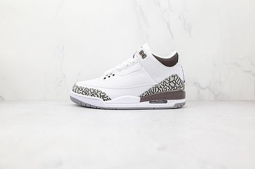 AIR JORDAN 3 RETRO SP BLANC/GRIS MOYEN