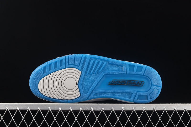 AIR JORDAN 3 RETRO SPORT BLEU-GRIS LOUP/NOIR