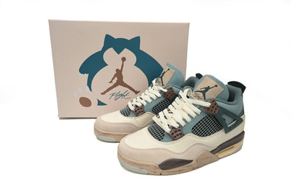 Air Jordan 4 Retro Bleu Gris Marron