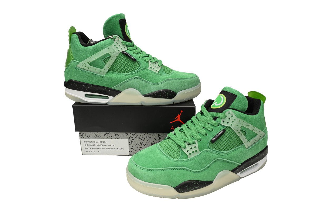Air Jordan 4 Retro Vert Émeraude Noir