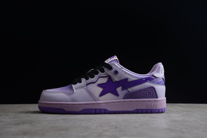 Baskets basses BAPE STA à dégradé violet