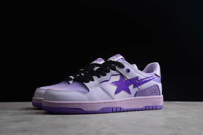 Baskets basses BAPE STA à dégradé violet