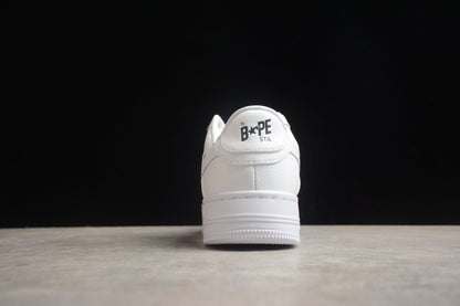 Baskets basses BAPE STA entièrement blanches