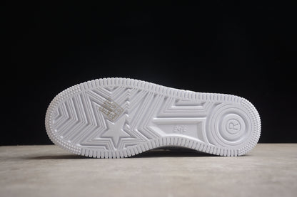 Baskets basses BAPE STA entièrement blanches