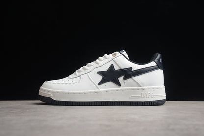 Baskets basses BAPE STA blanches et noires