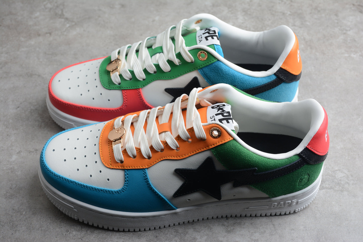 Baskets BAPE STA Édition Multicolore