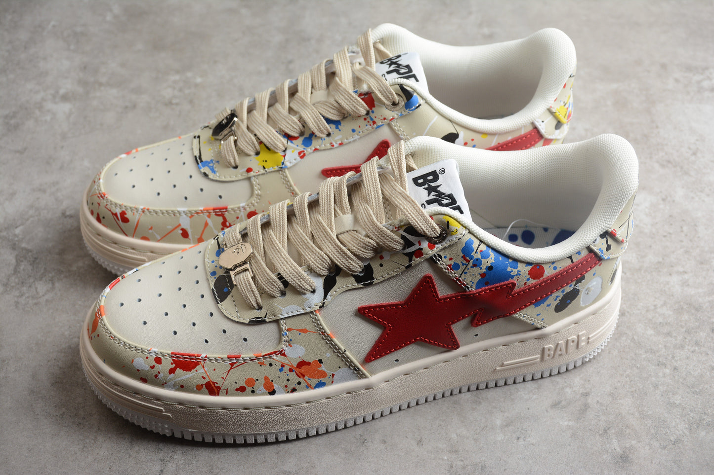 Baskets basses BAPE STA Splatter