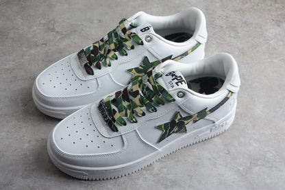 Baskets BAPE STA White Camo Edition