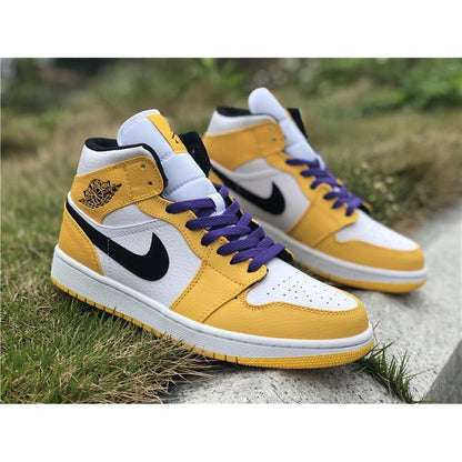 JORDAN 1 MID x SE LAKERS 
