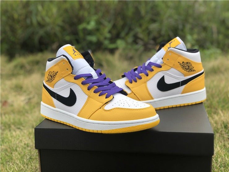 JORDAN 1 MID x SE LAKERS 