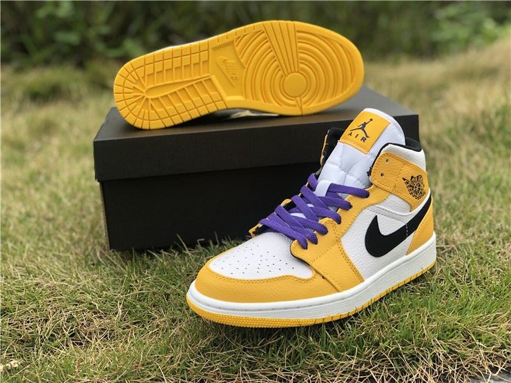 JORDAN 1 MID x SE LAKERS 