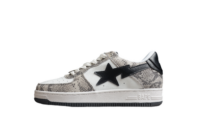 Baskets basses BAPE STA à motif peau de serpent