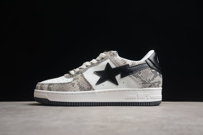 Baskets basses BAPE STA à motif peau de serpent