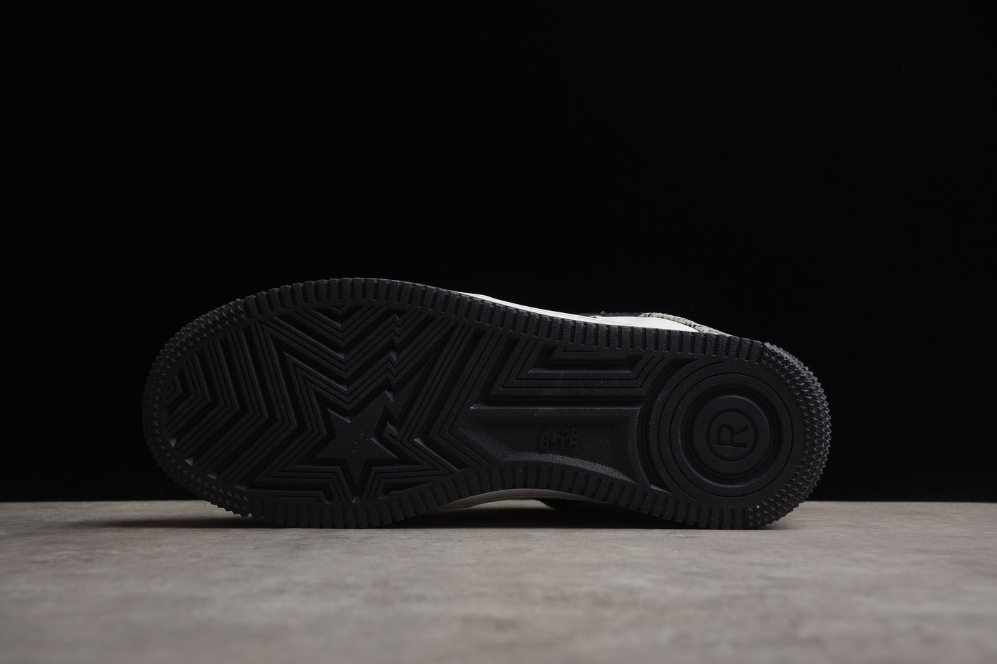 Baskets basses BAPE STA à motif peau de serpent