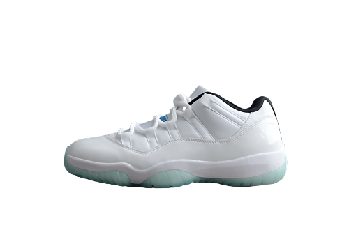 AIR JORDAN 11 RETRO LOW BLANC/BLANC/NOIR/BLEU LÉGENDE